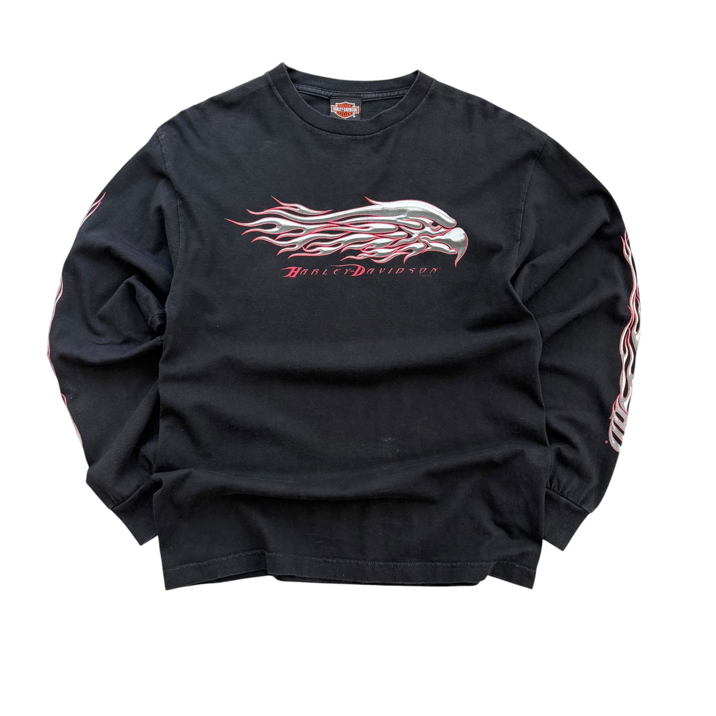 2000 Harley-Davidson - Tribal Flames Longsleeve T-shirt - M
