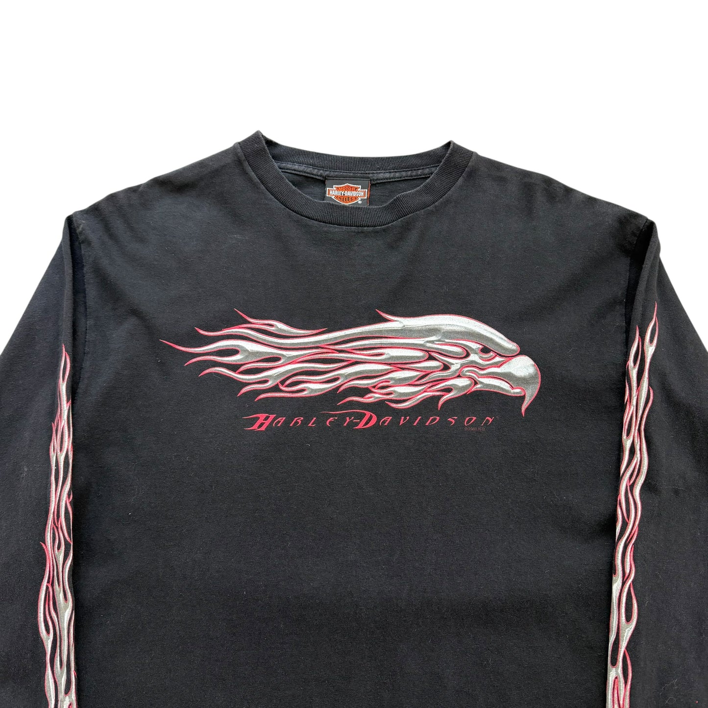 2000 Harley-Davidson - Tribal Flames Longsleeve T-shirt - M
