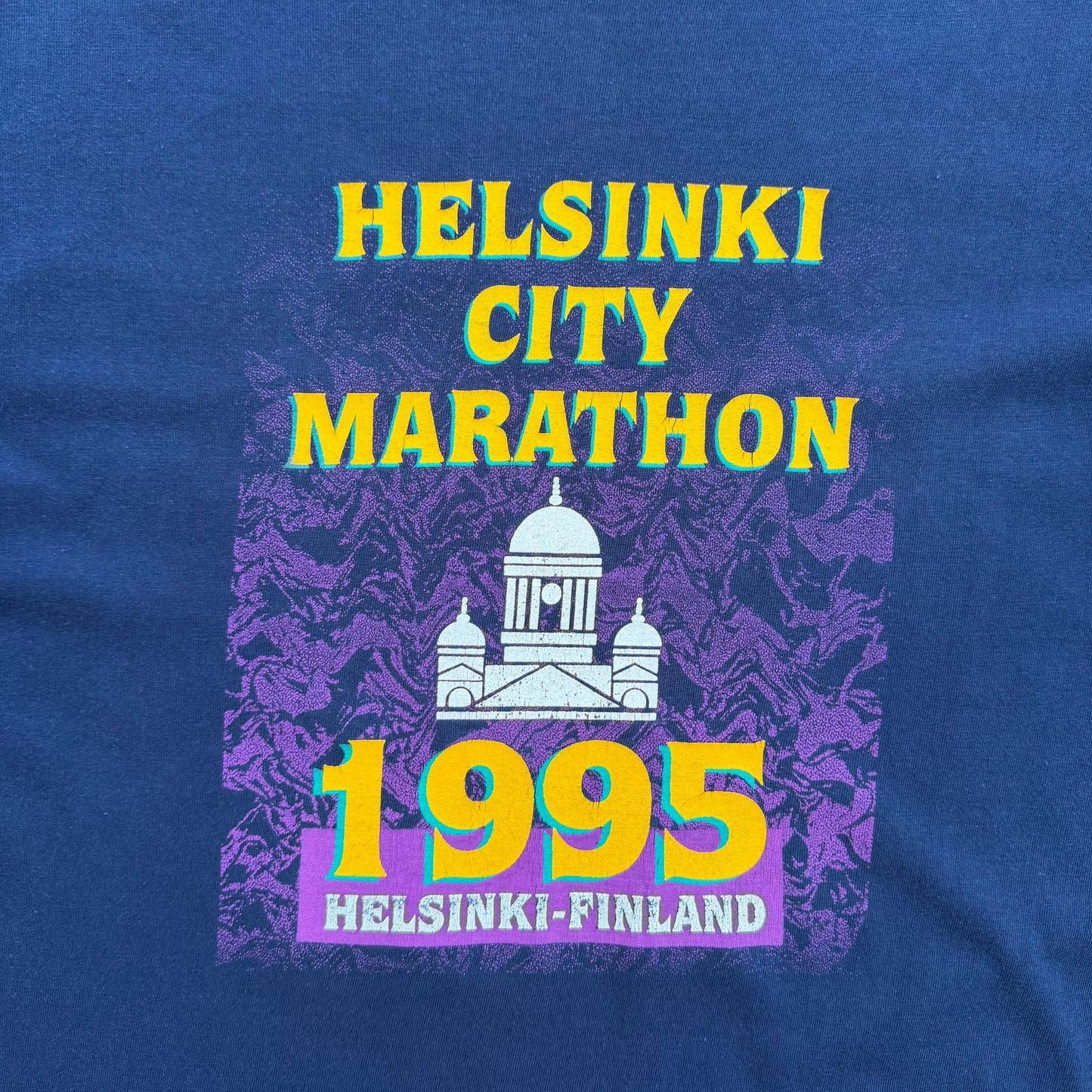 1995 Helsinki City Marathon T-shirt - L