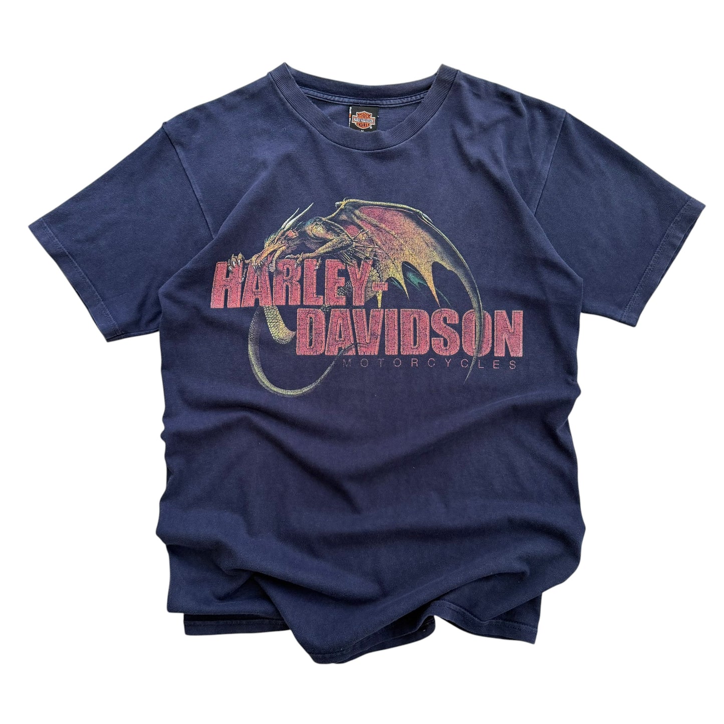 1990's Harley Davidson - Dragon Graphic T-shirt - M