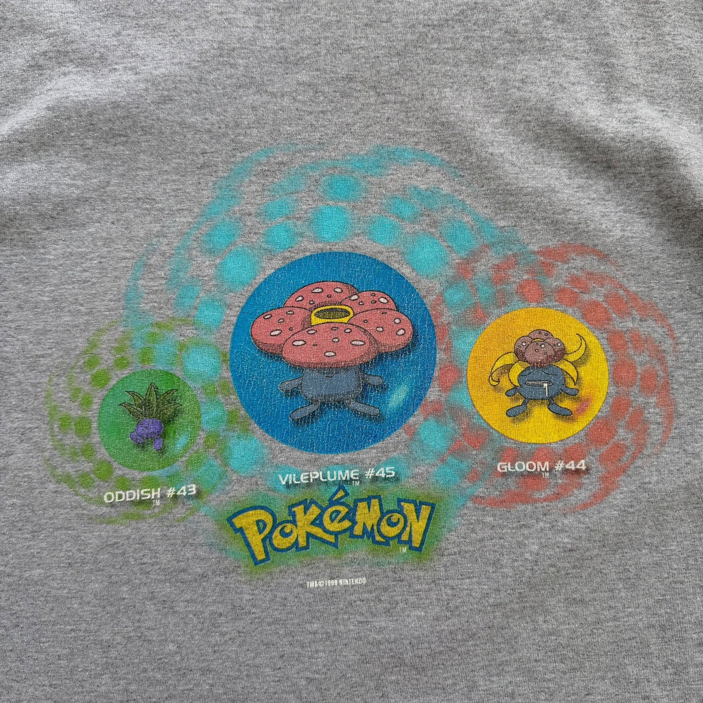 1999 Pokémon - Vileplume Evolution T-shirt - M