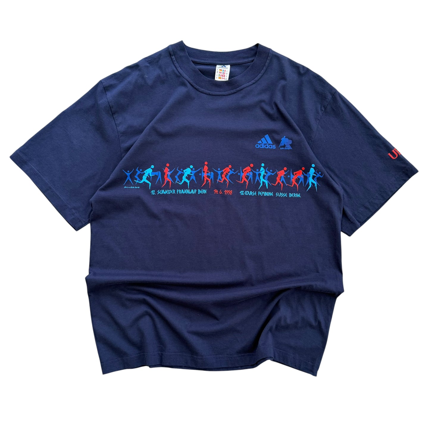 1998 Adidas Running - Schweizer Frauenlauf T-shirt - XL