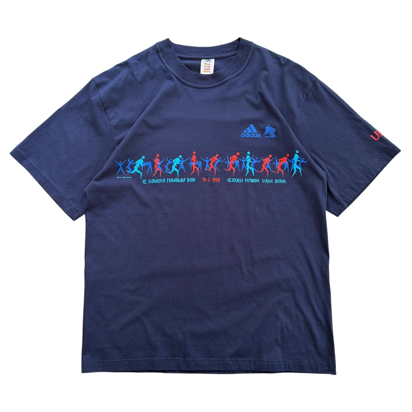 1998 Adidas Running - Schweizer Frauenlauf T-shirt - XL