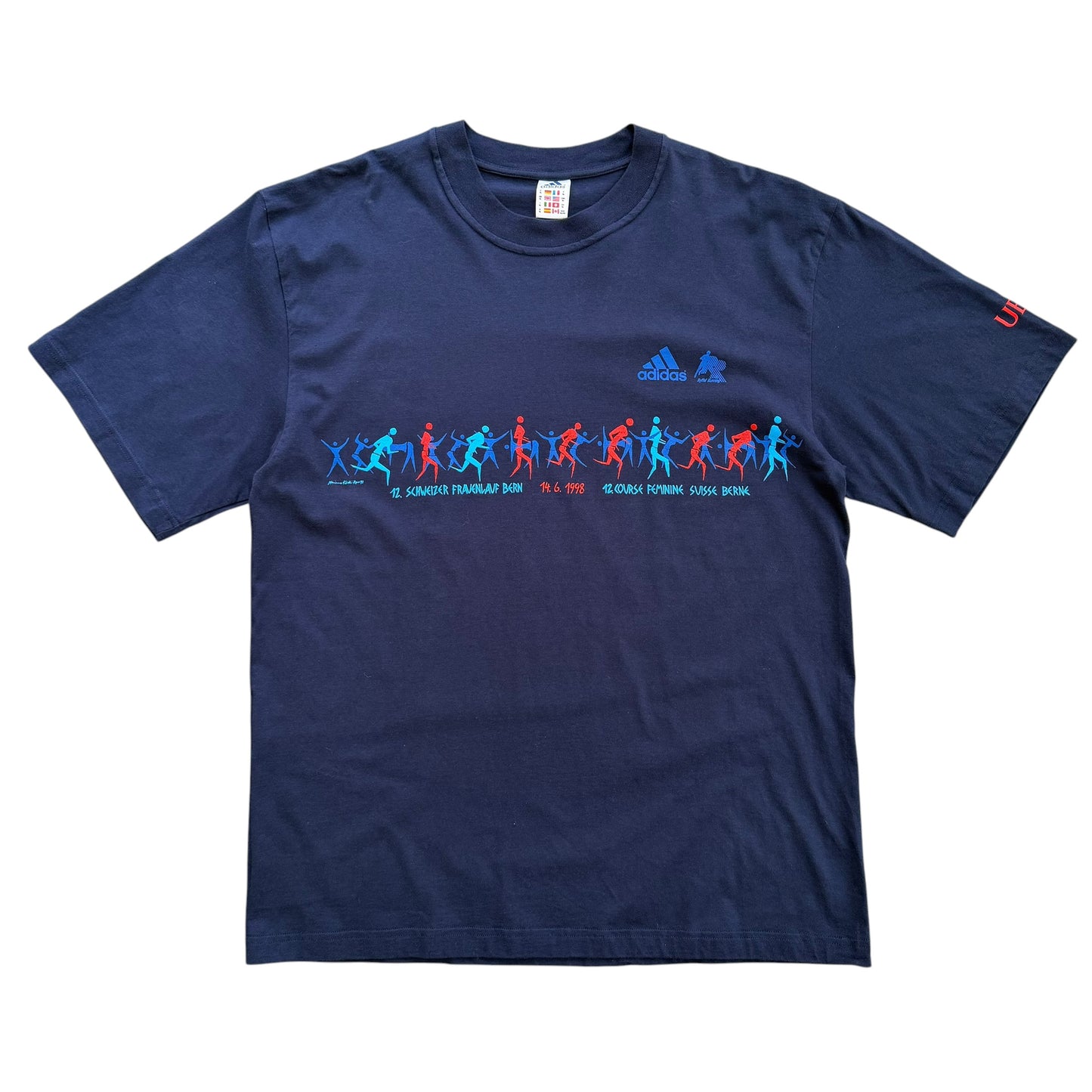 1998 Adidas Running - Schweizer Frauenlauf T-shirt - XL