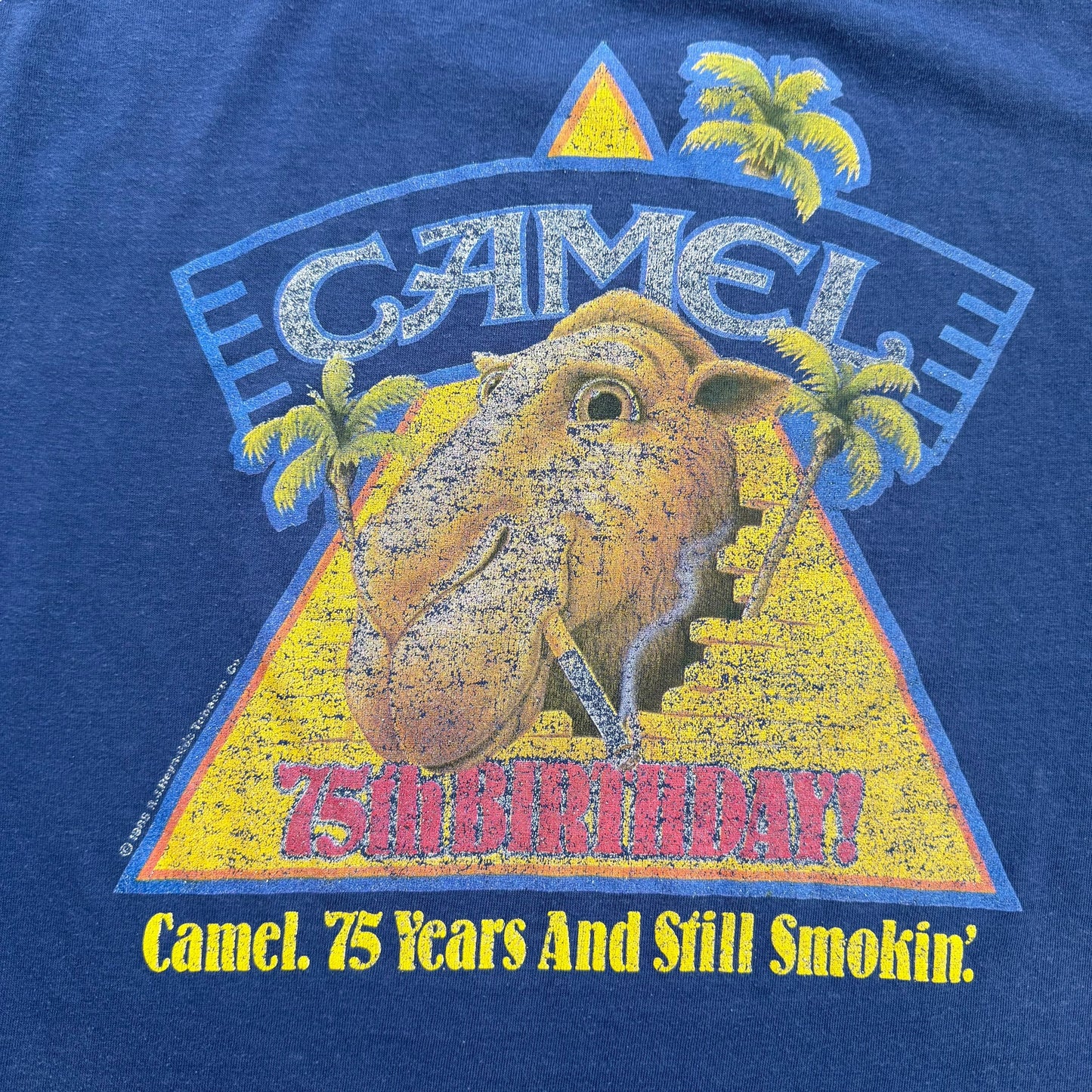 1985 Camel - Joe Camel 75th Anniversary T-shirt - M