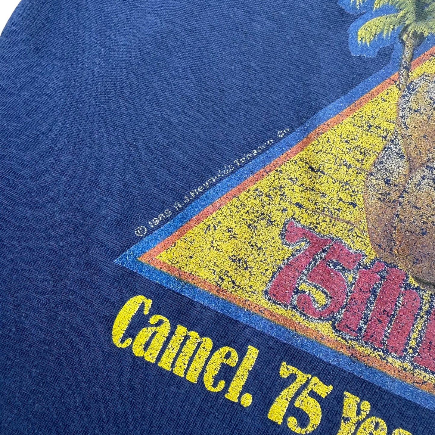 1985 Camel - Joe Camel 75th Anniversary T-shirt - M