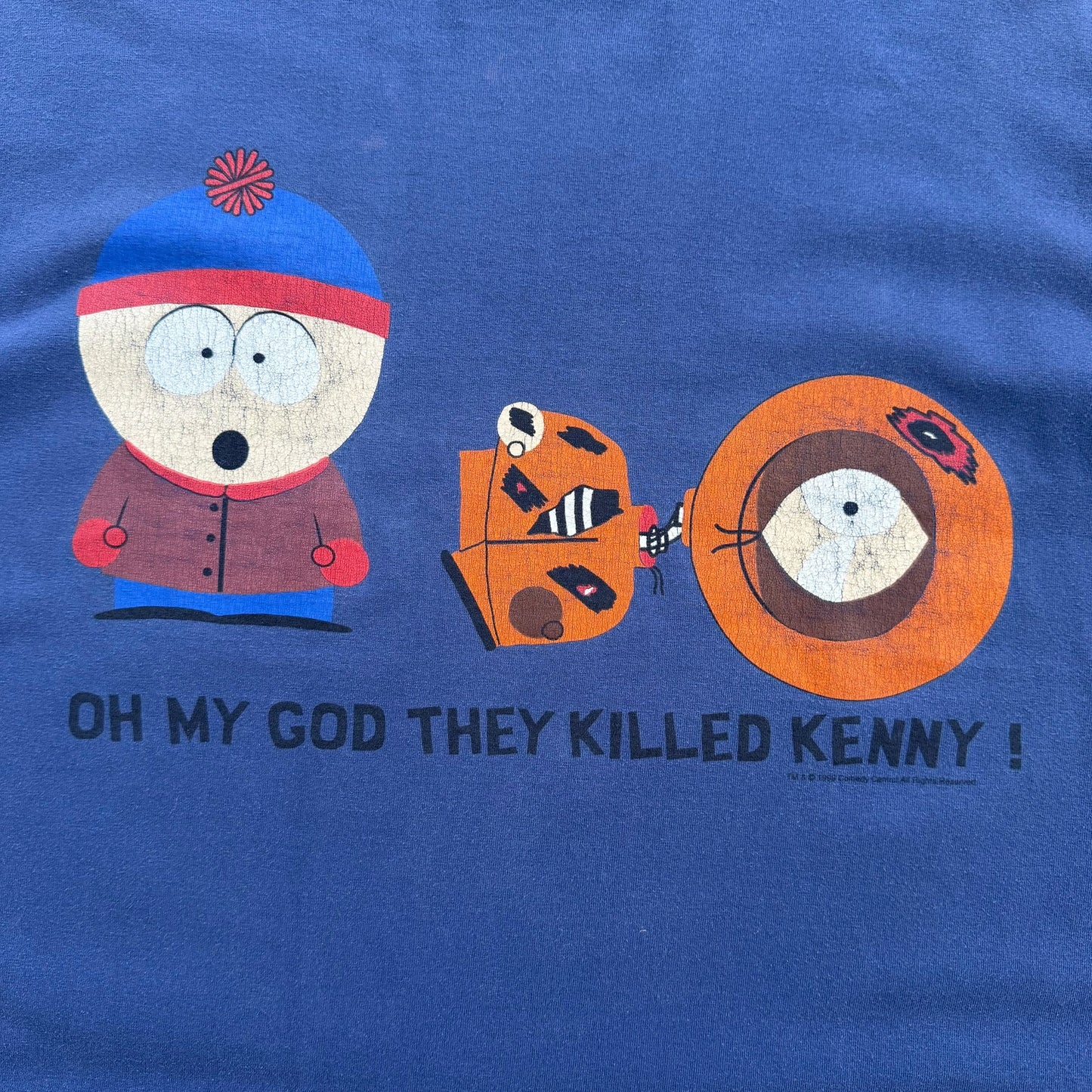 1999 South Park - They Killed Kenny T-shirt - XL