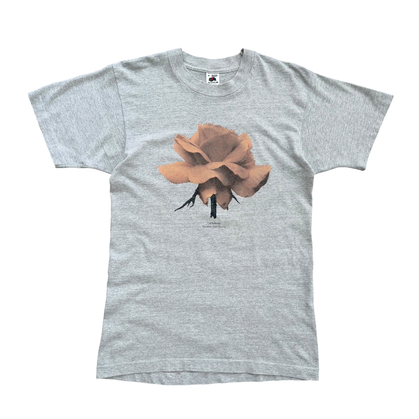 1990’s Café &amp; Market - Venice California Rose T-Shirt - M