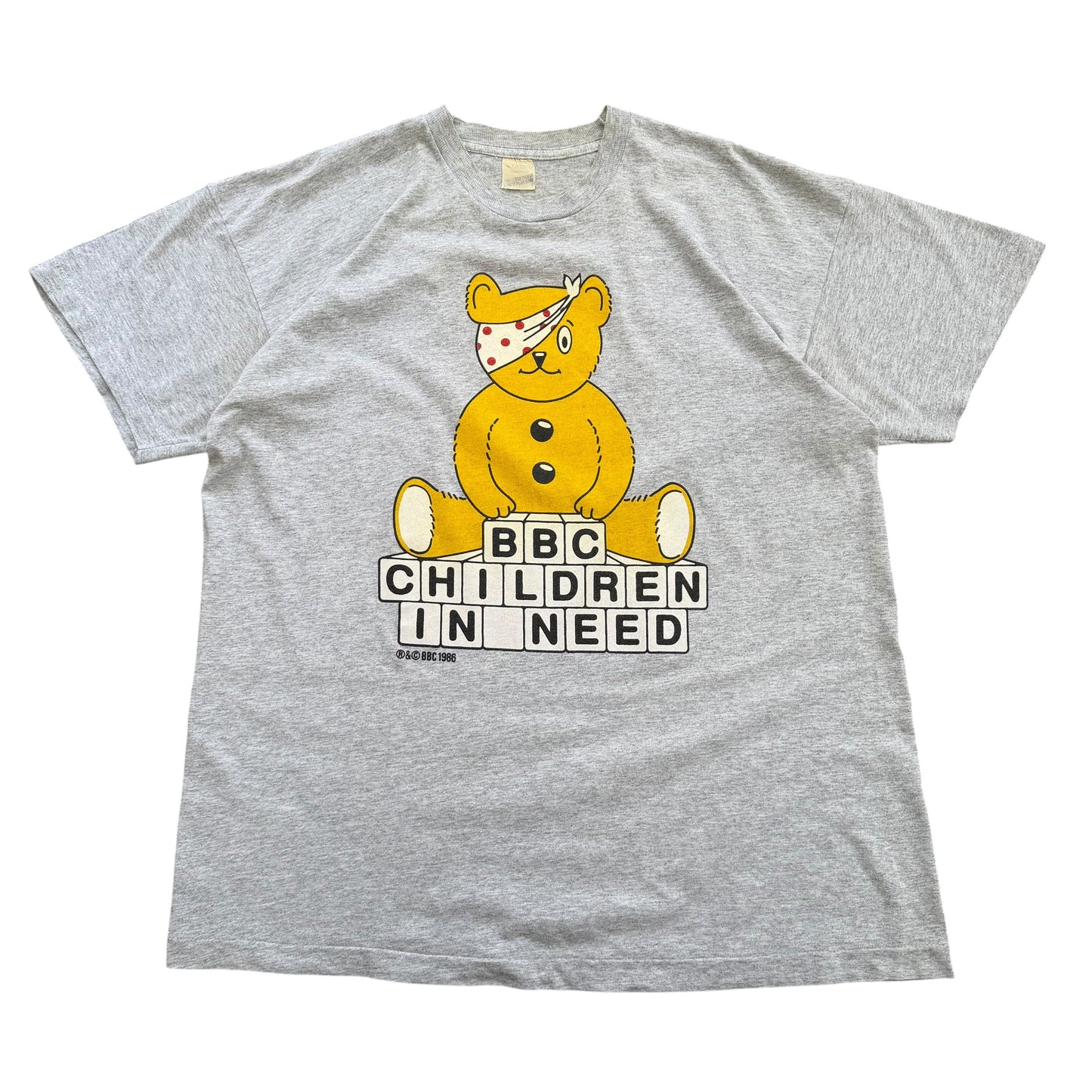 1986 BBC Children in Need - Pudsey Bear T-Shirt - XL