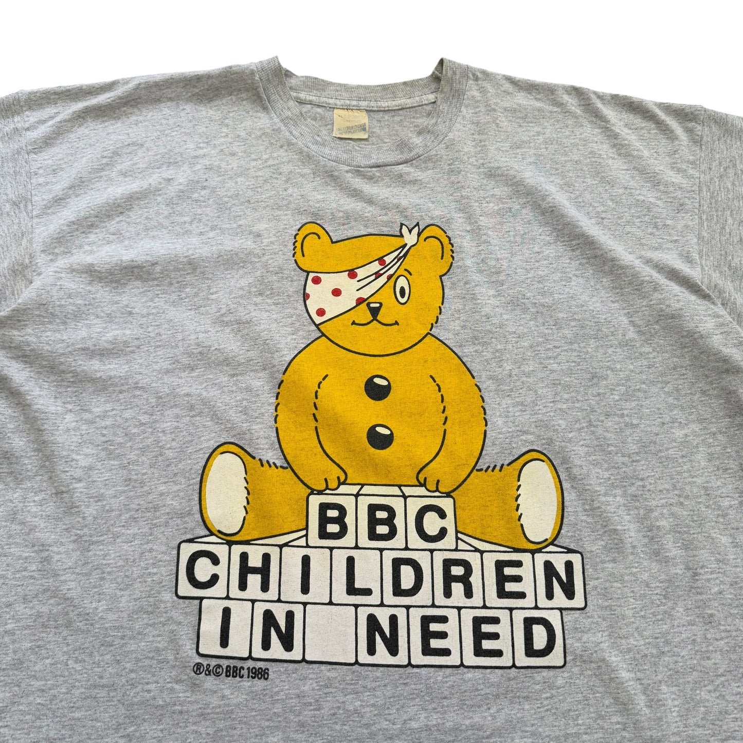 1986 BBC Children in Need - Pudsey Bear T-Shirt - XL