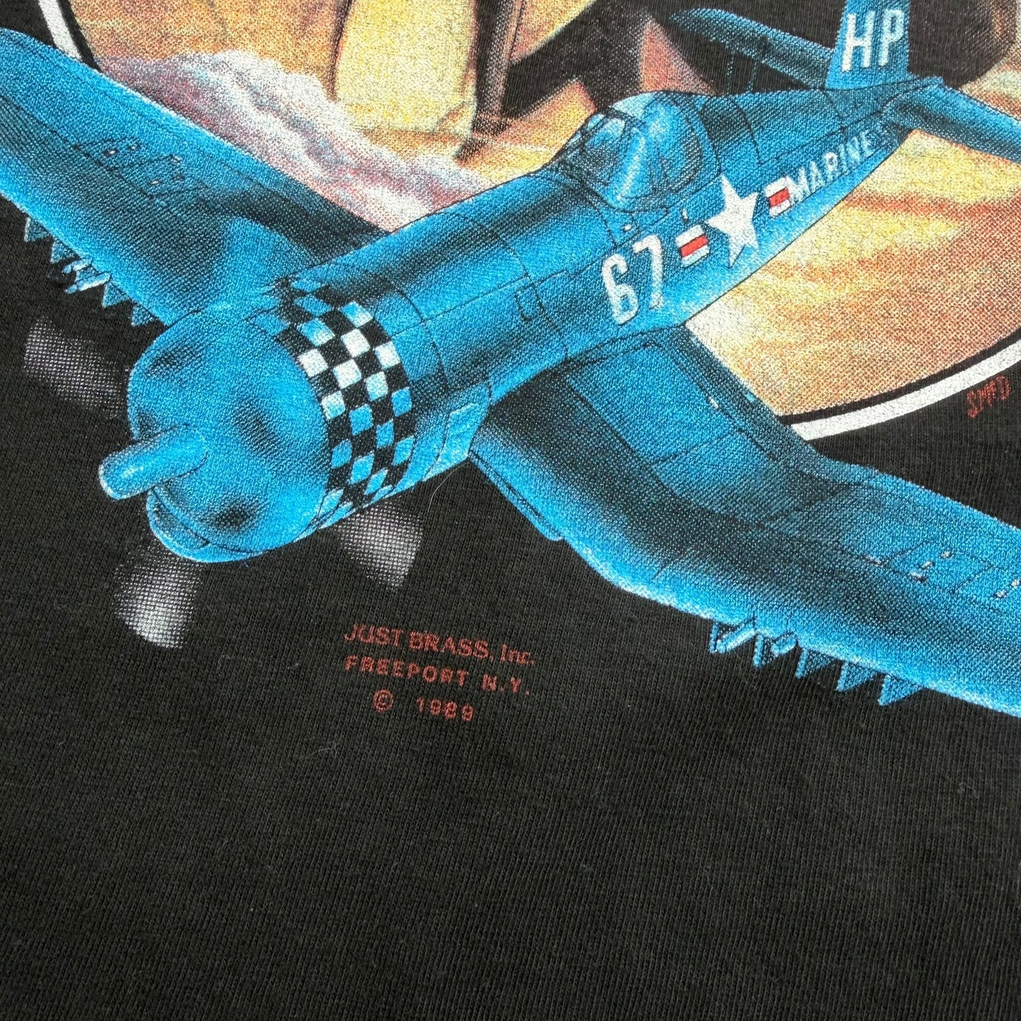 1989 Flying Leathernecks - Just Brass Inc. T-Shirt - XL
