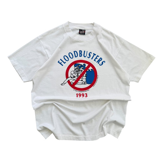 1993 Floodbusters Company Graphic T-Shirt - L