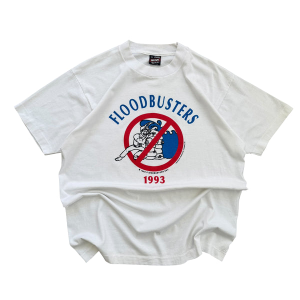 1993 Floodbusters Company Graphic T-Shirt - L