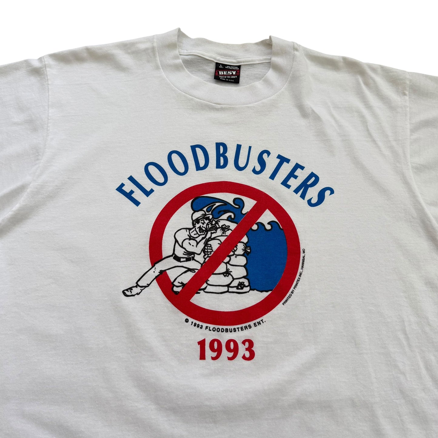 1993 Floodbusters Company Graphic T-Shirt - L