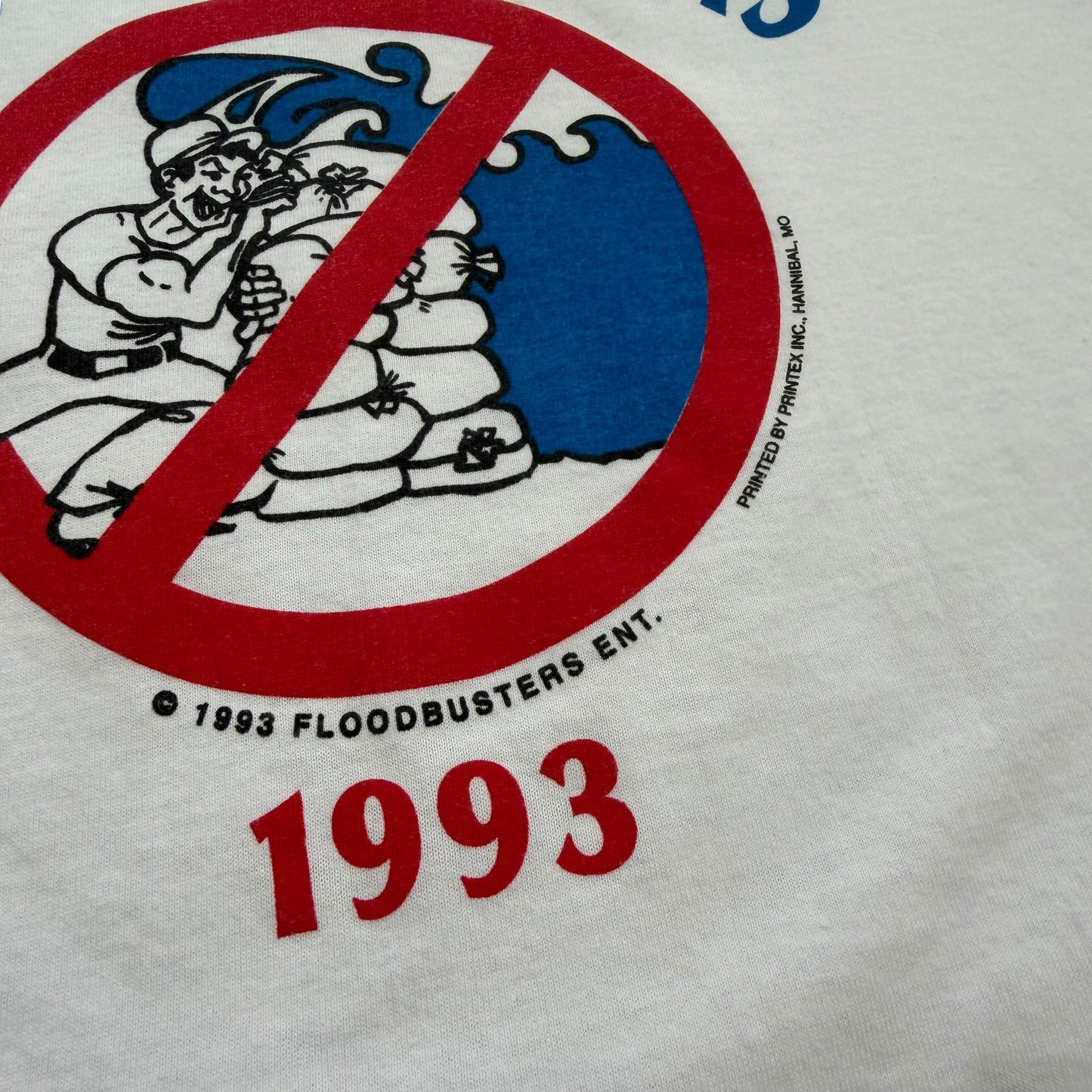 1993 Floodbusters Company Graphic T-Shirt - L