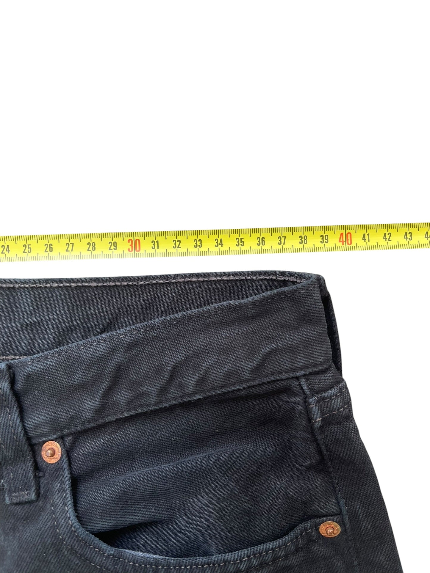 Levi’s 501 Black Denim Jeans - M