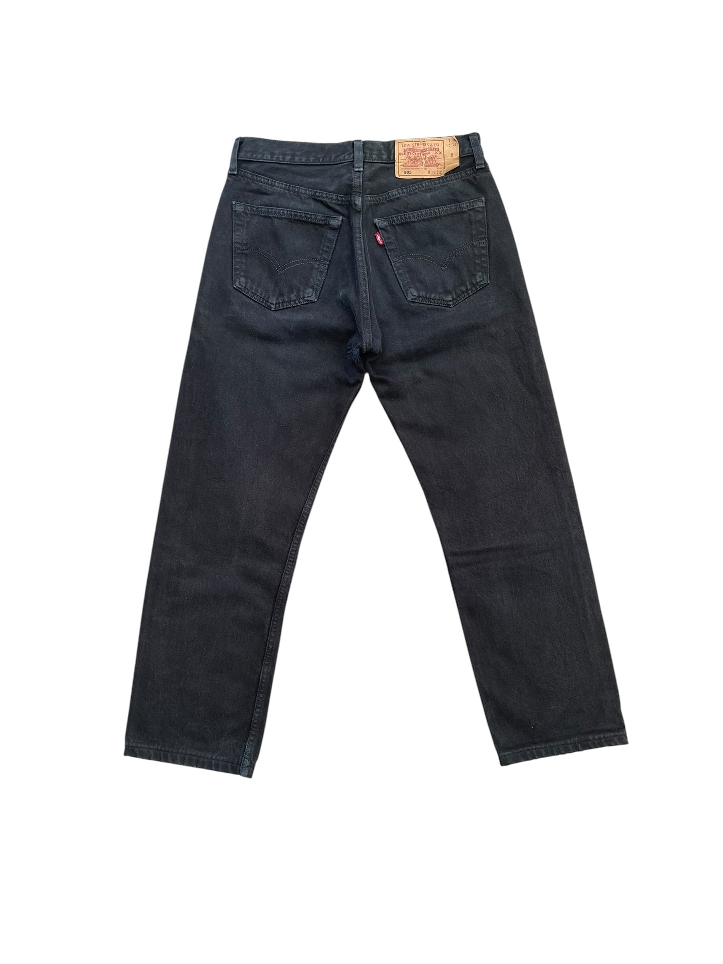 Levi’s 501 Black Denim Jeans - M