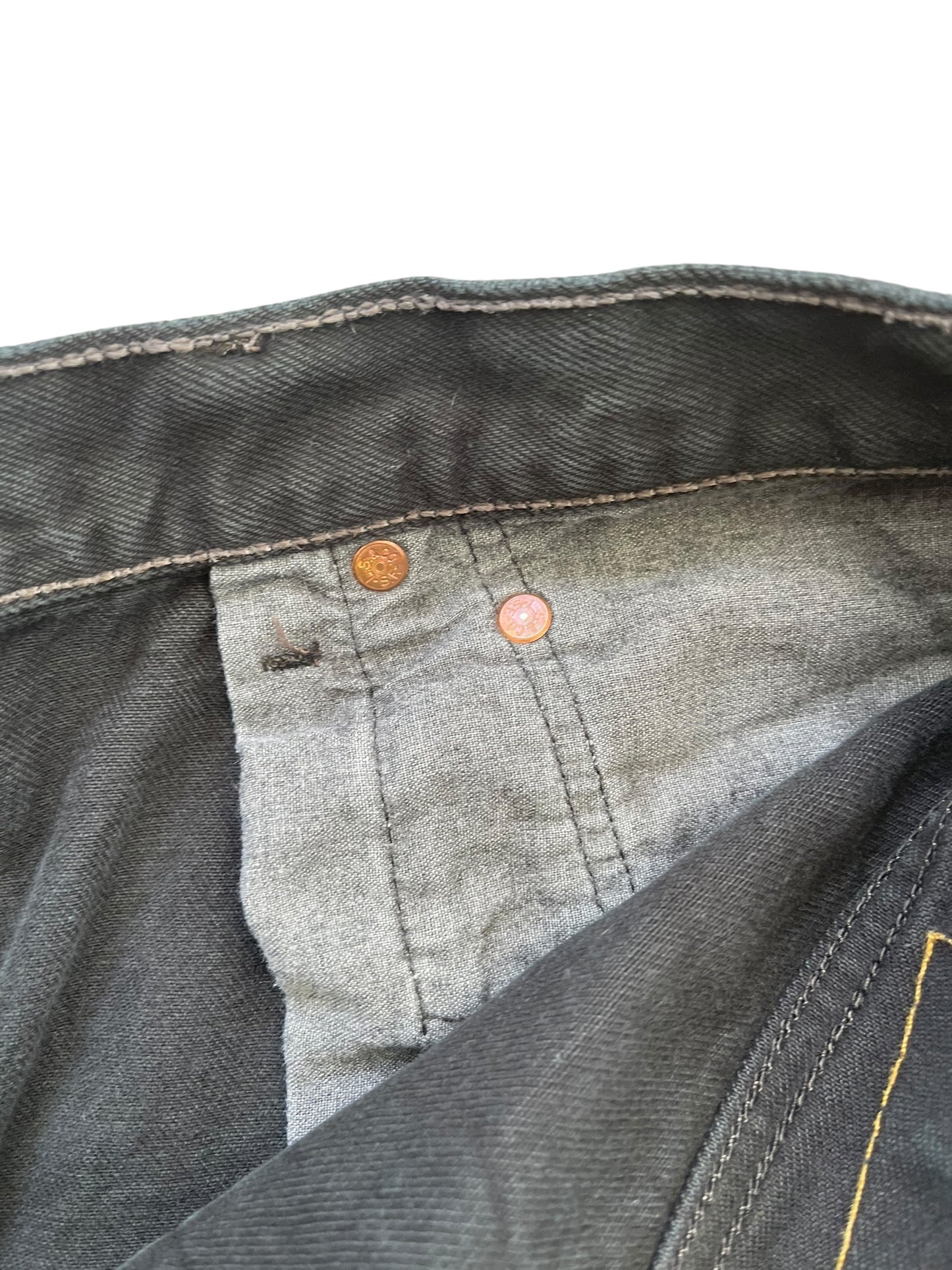 Levi’s 501 Black Denim Jeans - M