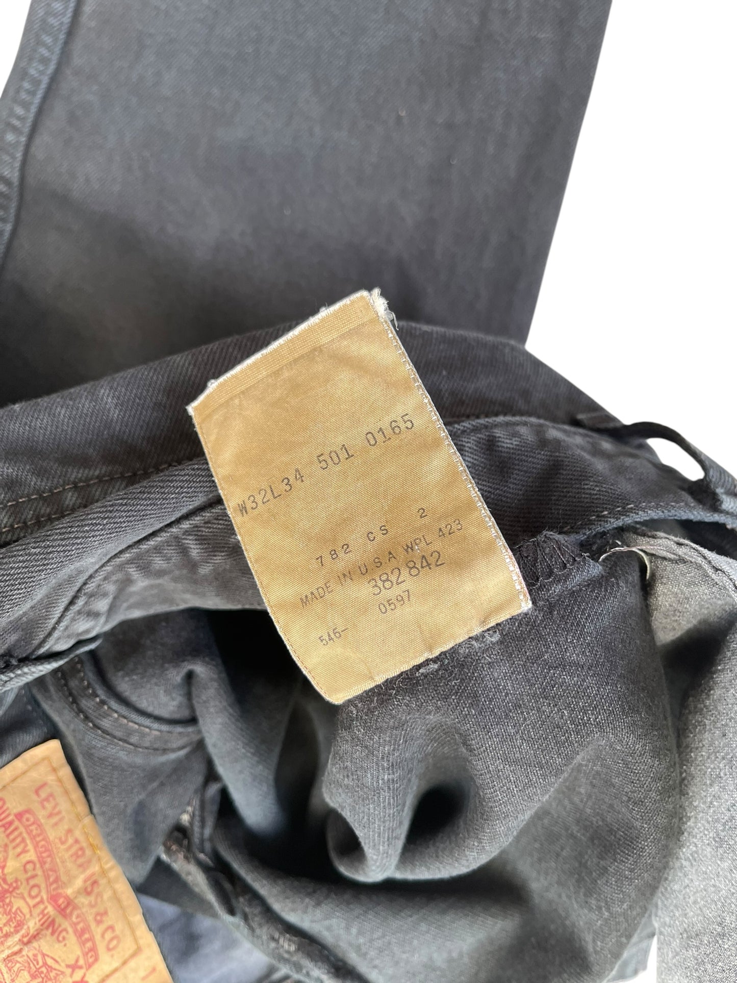 Levi’s 501 Black Denim Jeans - M