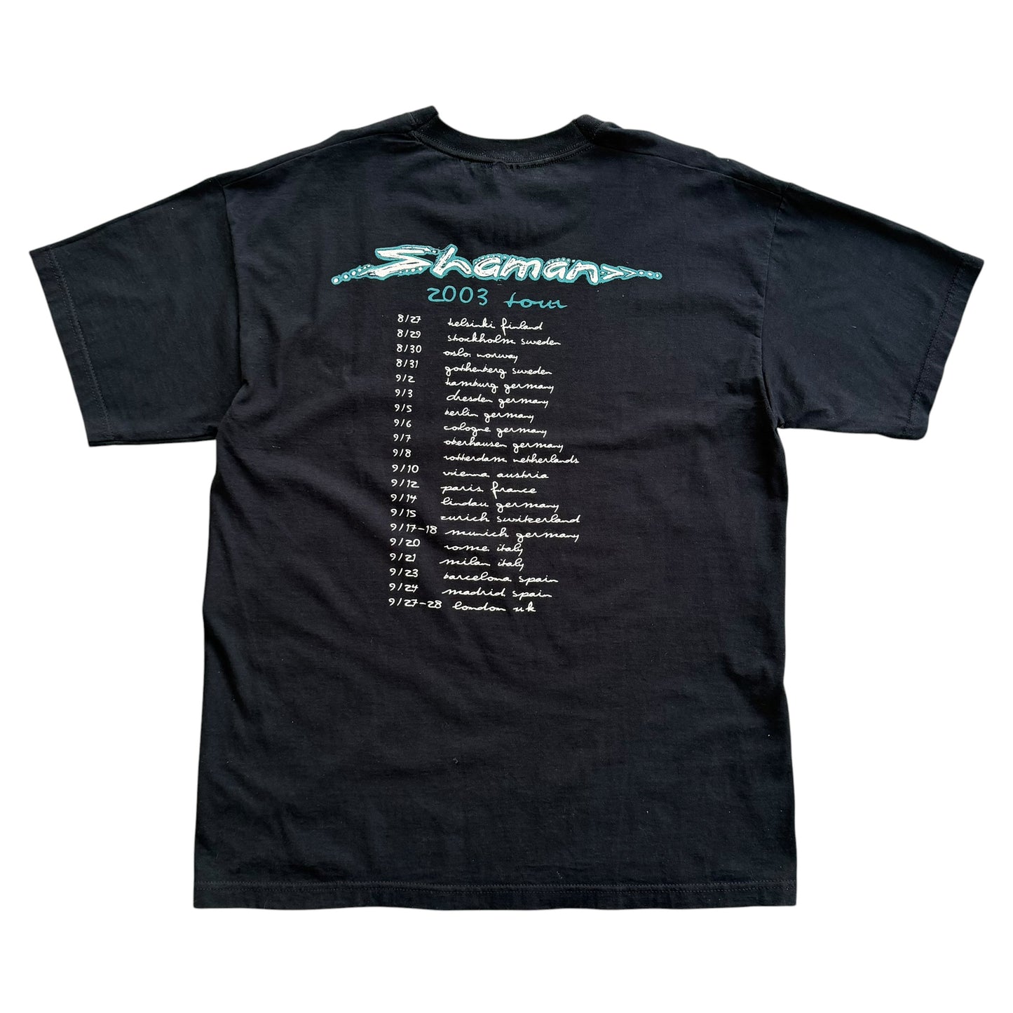 2003 Santana - Shaman Tour T-Shirt - L