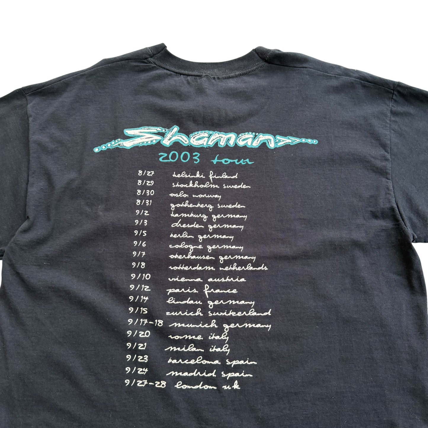 2003 Santana - Shaman Tour T-Shirt - L