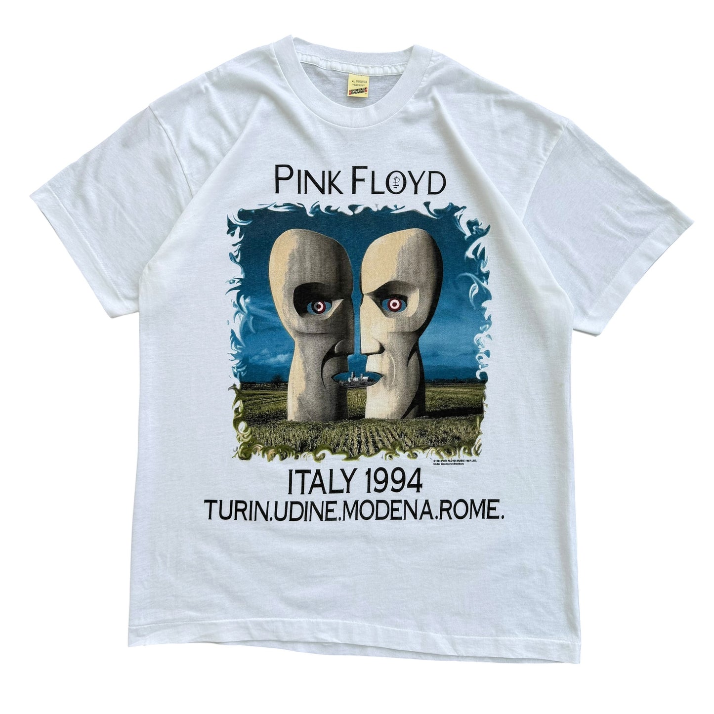 1994 Pink Floyd - The Division Bell Italy Tour T-Shirt - L