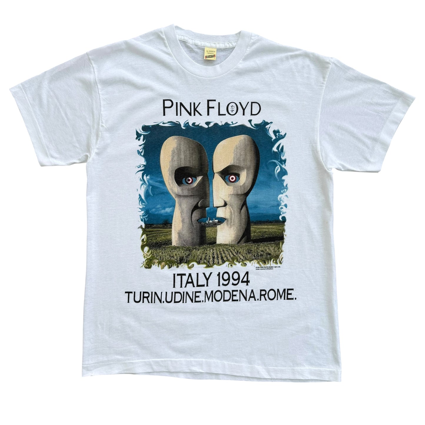 1994 Pink Floyd - The Division Bell Italy Tour T-Shirt - L