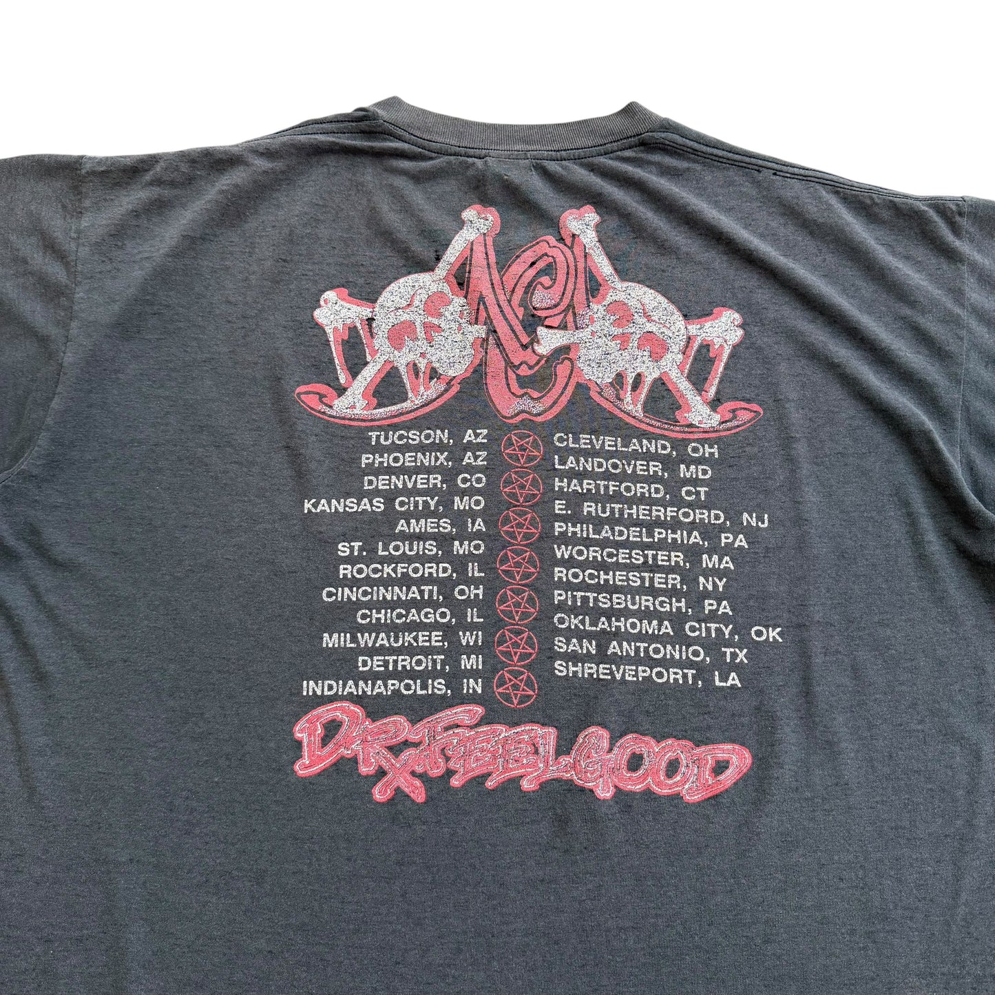 1989 Mötley Crüe - Dr. Feelgood Tour T-Shirt - XL