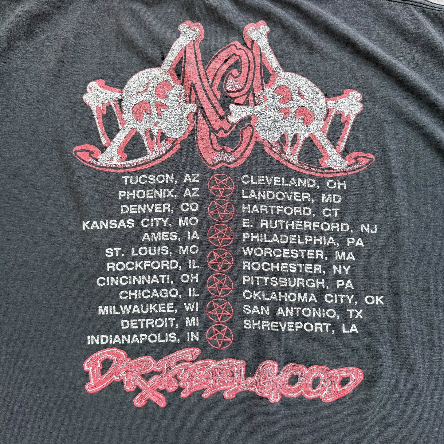 1989 Mötley Crüe - Dr. Feelgood Tour T-Shirt - XL