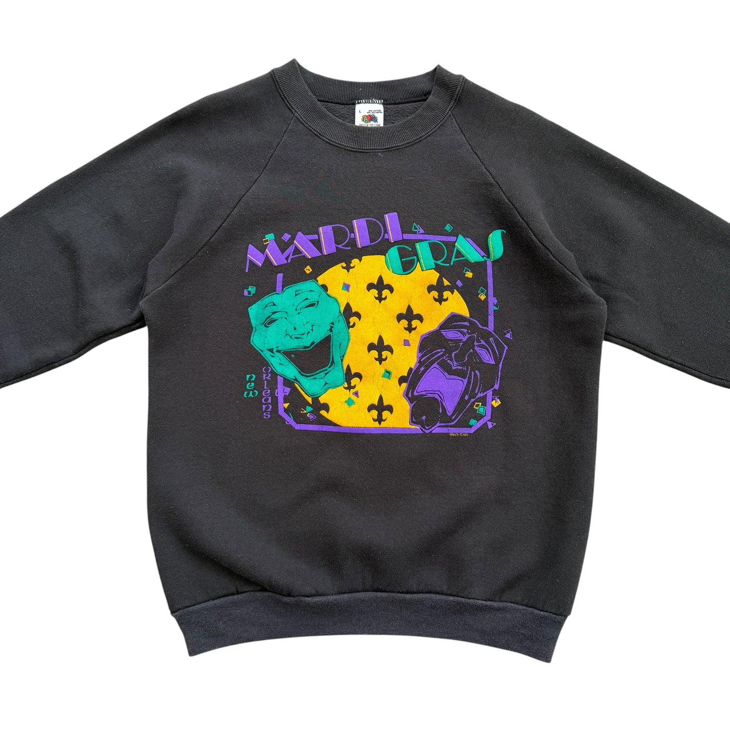 1990’s New Orleans - Mardi Gras Graphic Sweatshirt - L