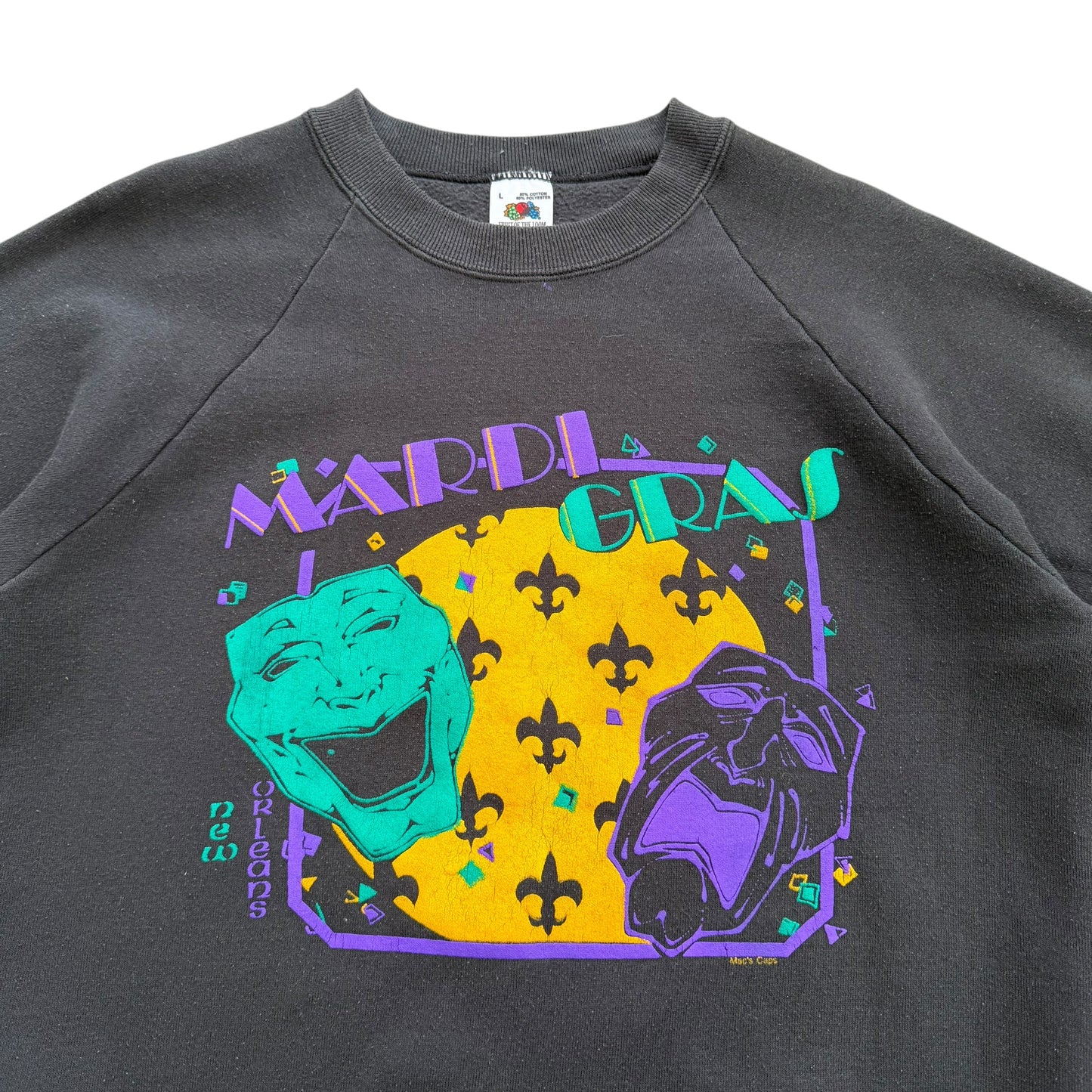 1990’s New Orleans - Mardi Gras Graphic Sweatshirt - L