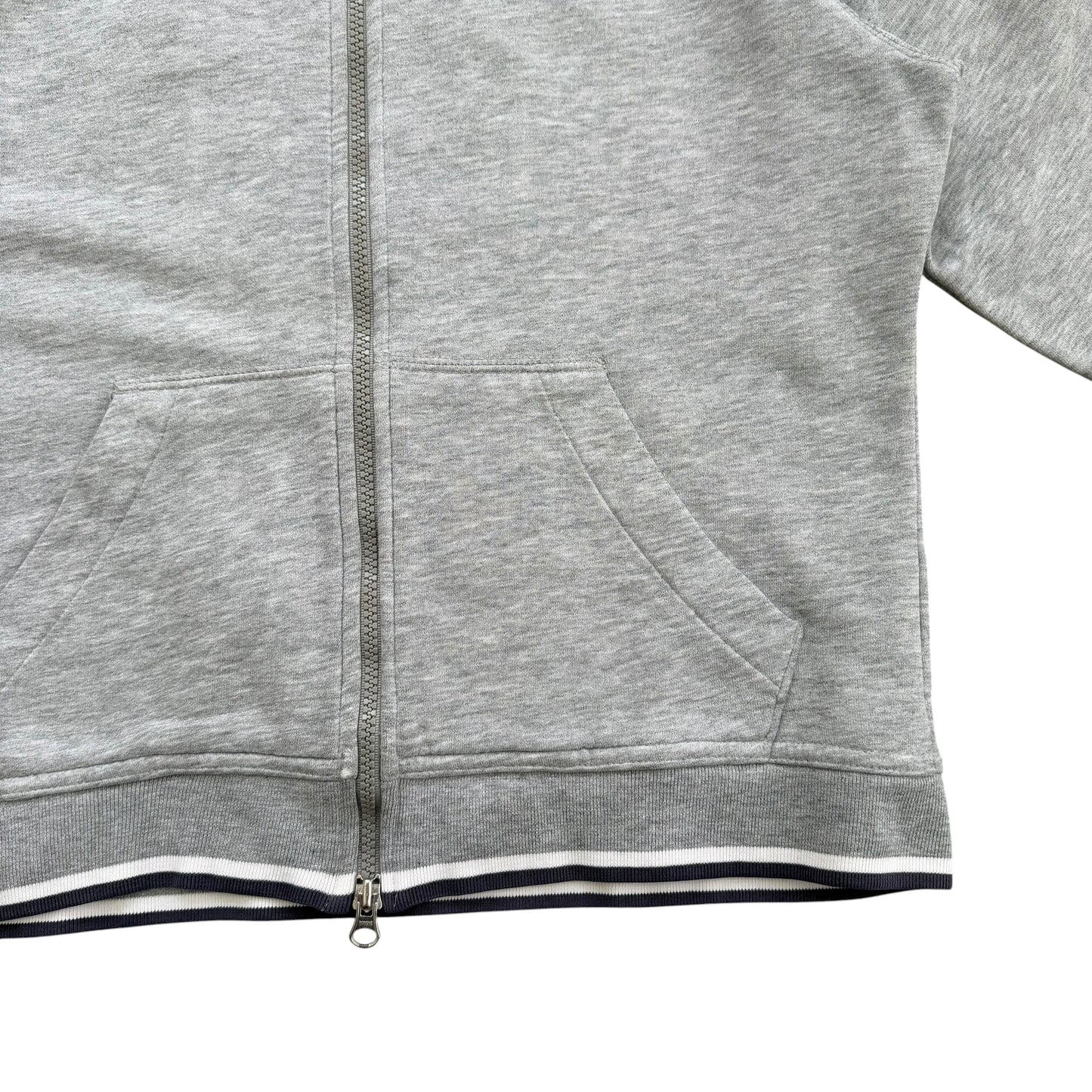 Y2K Women's Nike Embroidered Logo - Zip Hoodie - M