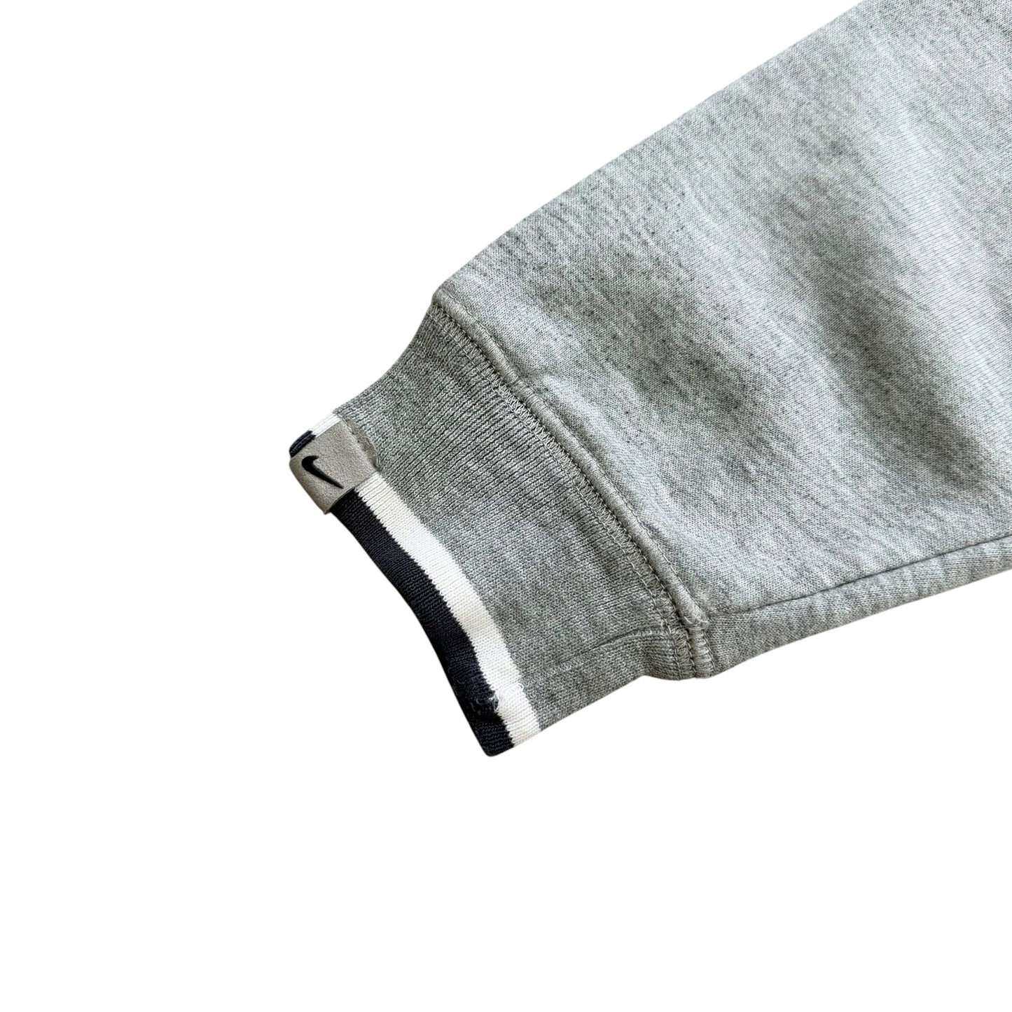 Y2K Women's Nike Embroidered Logo - Zip Hoodie - M