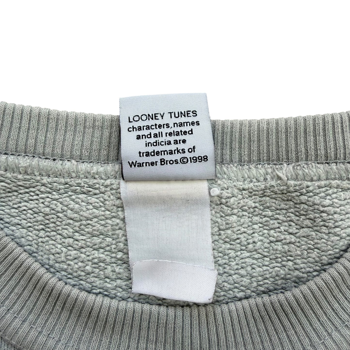 1998 Looney Tunes - City Print Sweatshirt - L
