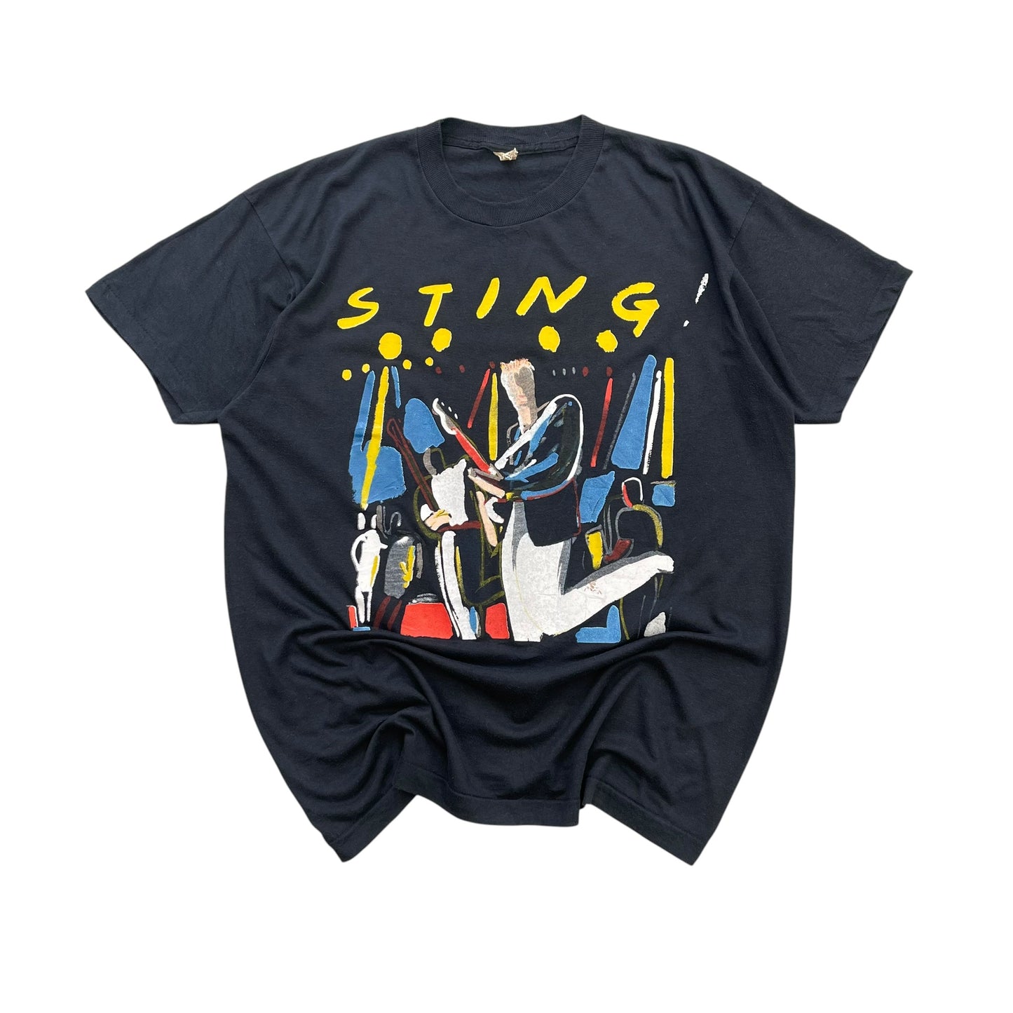 1988 Sting - Bring on the Night - Boxy T-shirt - L