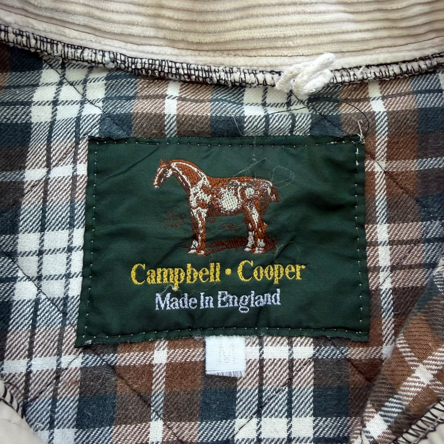 1990's Campbell Cooper Quilted Jacket - M