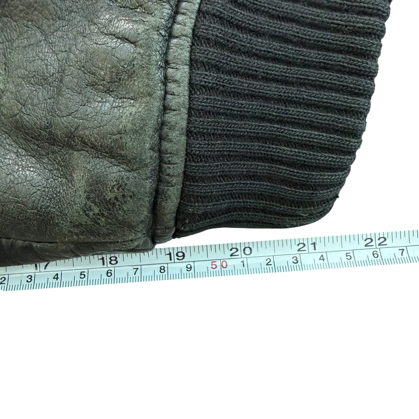 1990's Aviator Leather Flight Jacket - XL