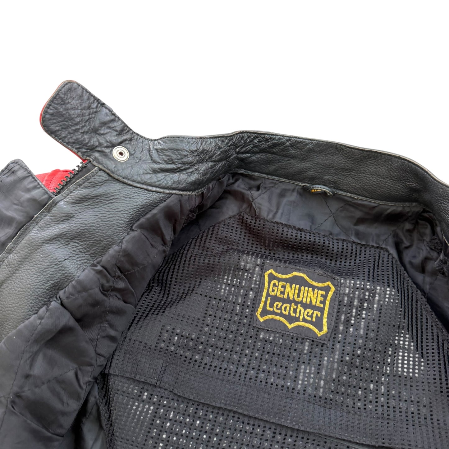 1990's Lucky Strike Racing Leather Jacket - L