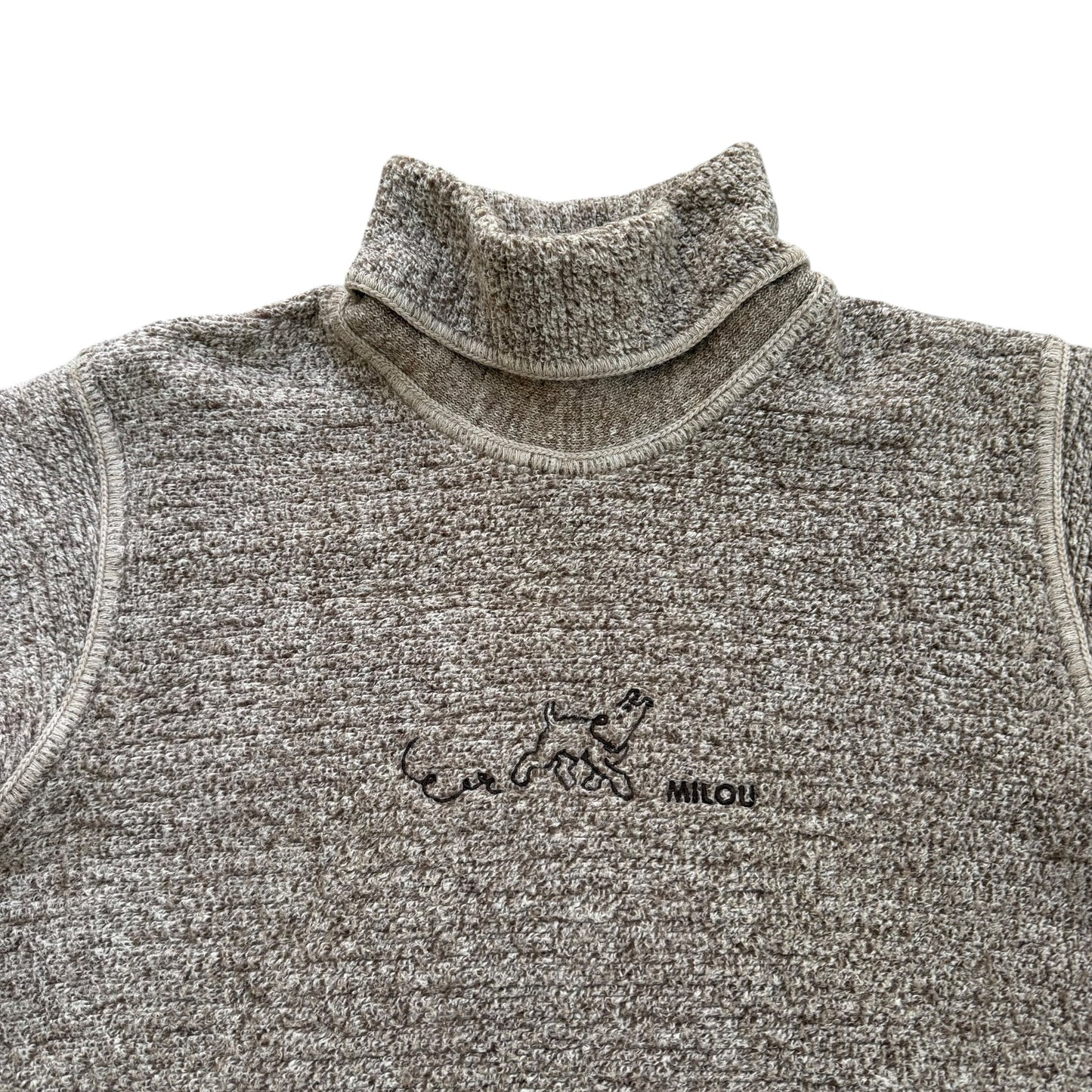 1990’s Tintin - Milou Dog Turtleneck Sweater - M