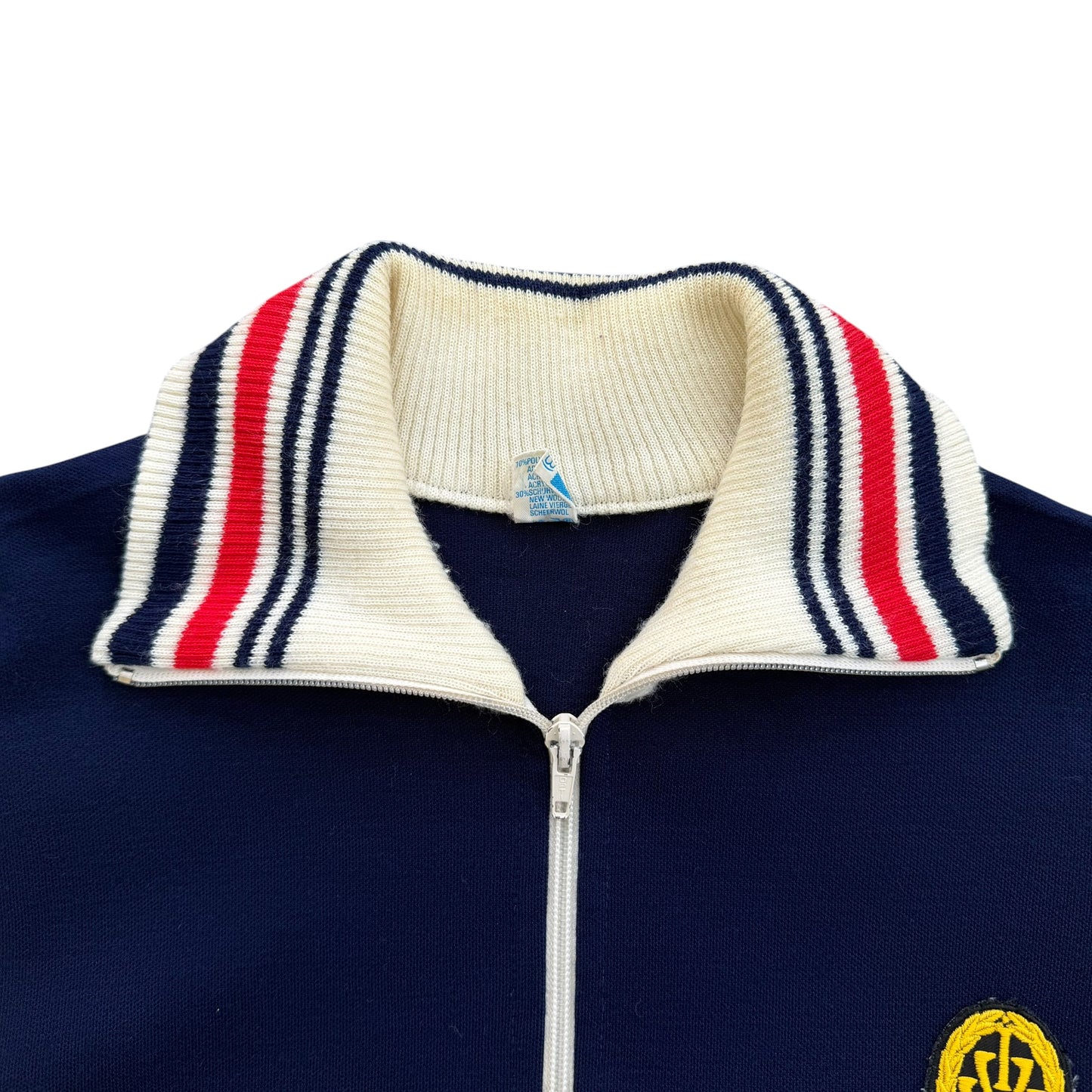 1970's West Germany Hiking Club Zipped Sweater - Wanderfreunde Lauf - L
