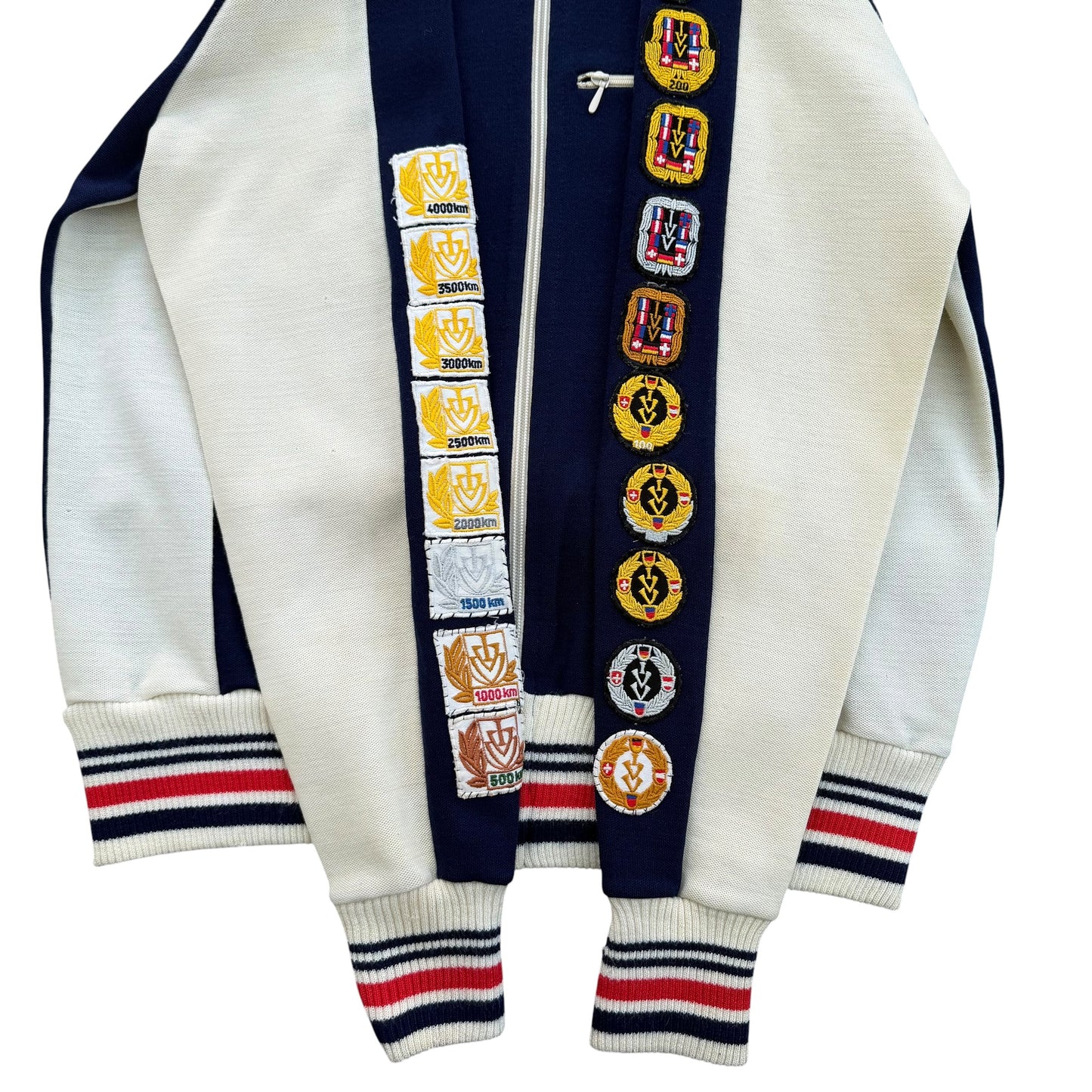 1970's West Germany Hiking Club Zipped Sweater - Wanderfreunde Lauf - L