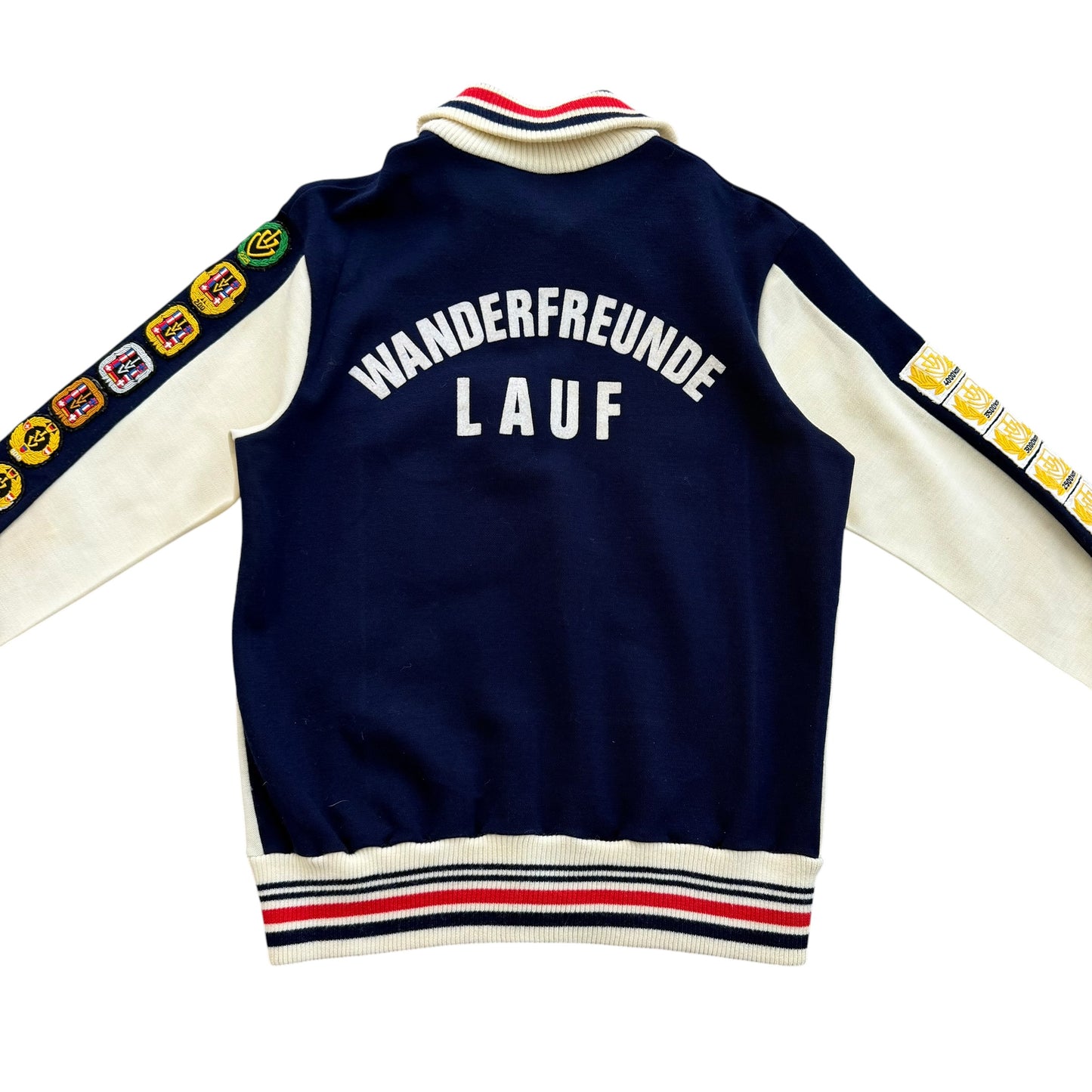 1970's West Germany Hiking Club Zipped Sweater - Wanderfreunde Lauf - L