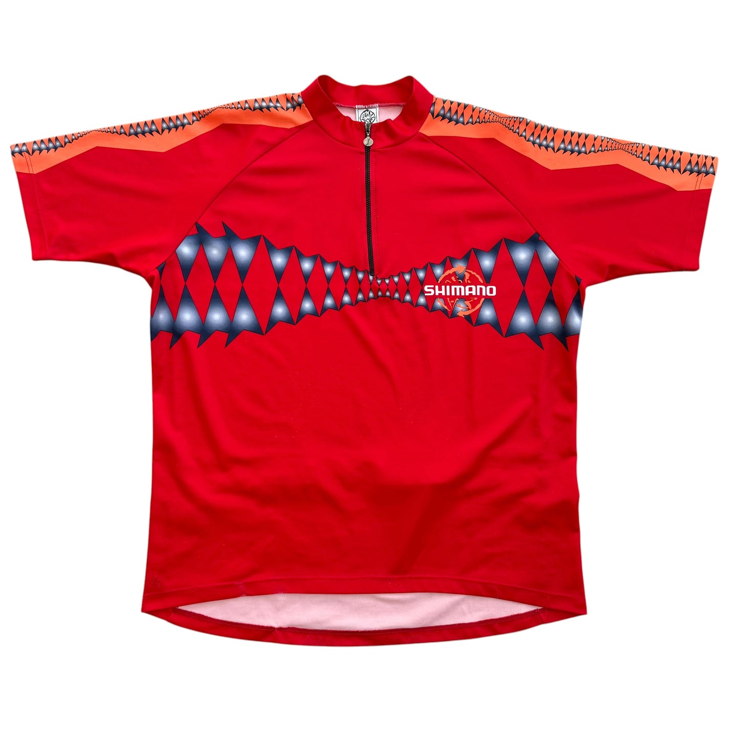 1990’s Shimano Biking - Funky Graphic Cycling Jersey - XL