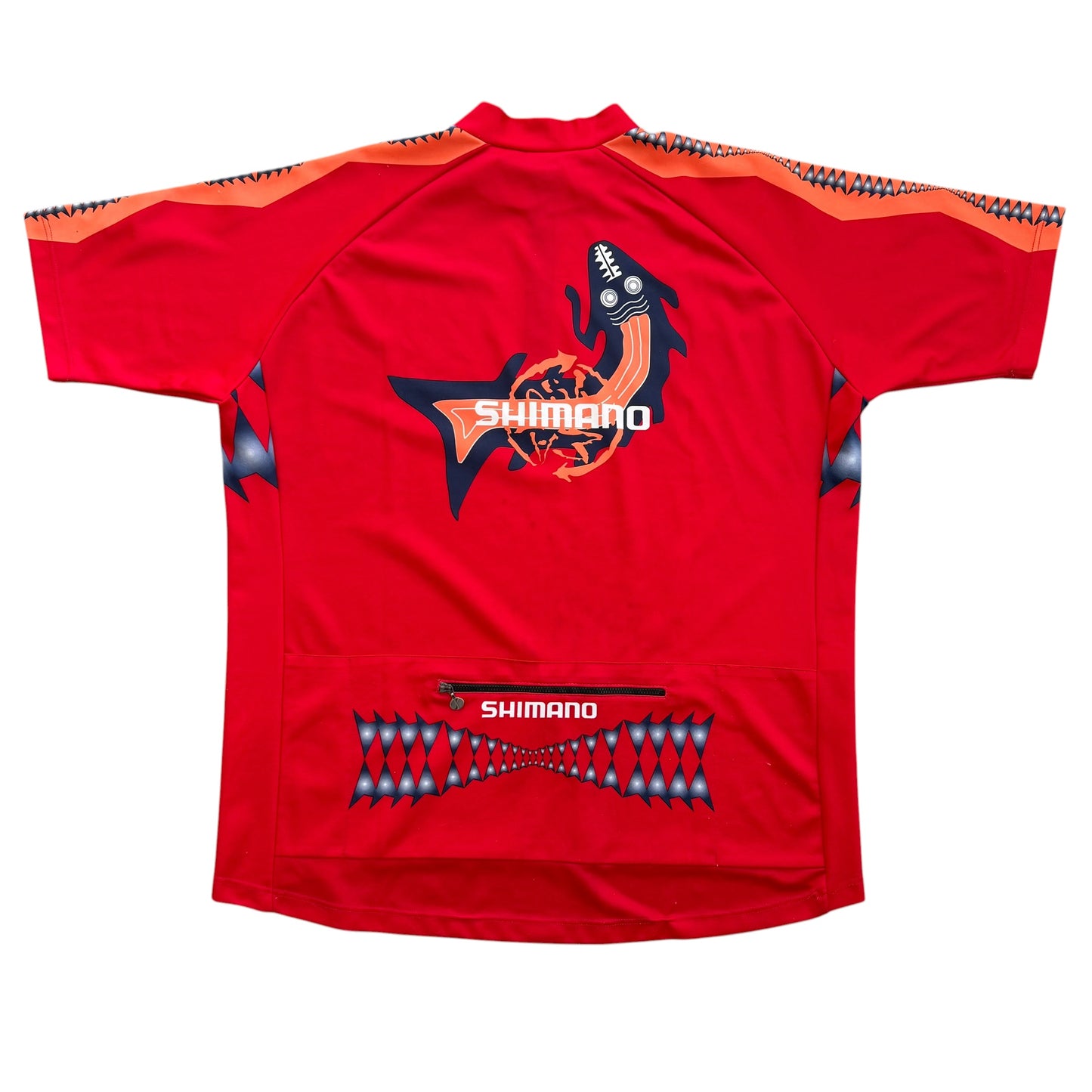 1990’s Shimano Biking - Funky Graphic Cycling Jersey - XL