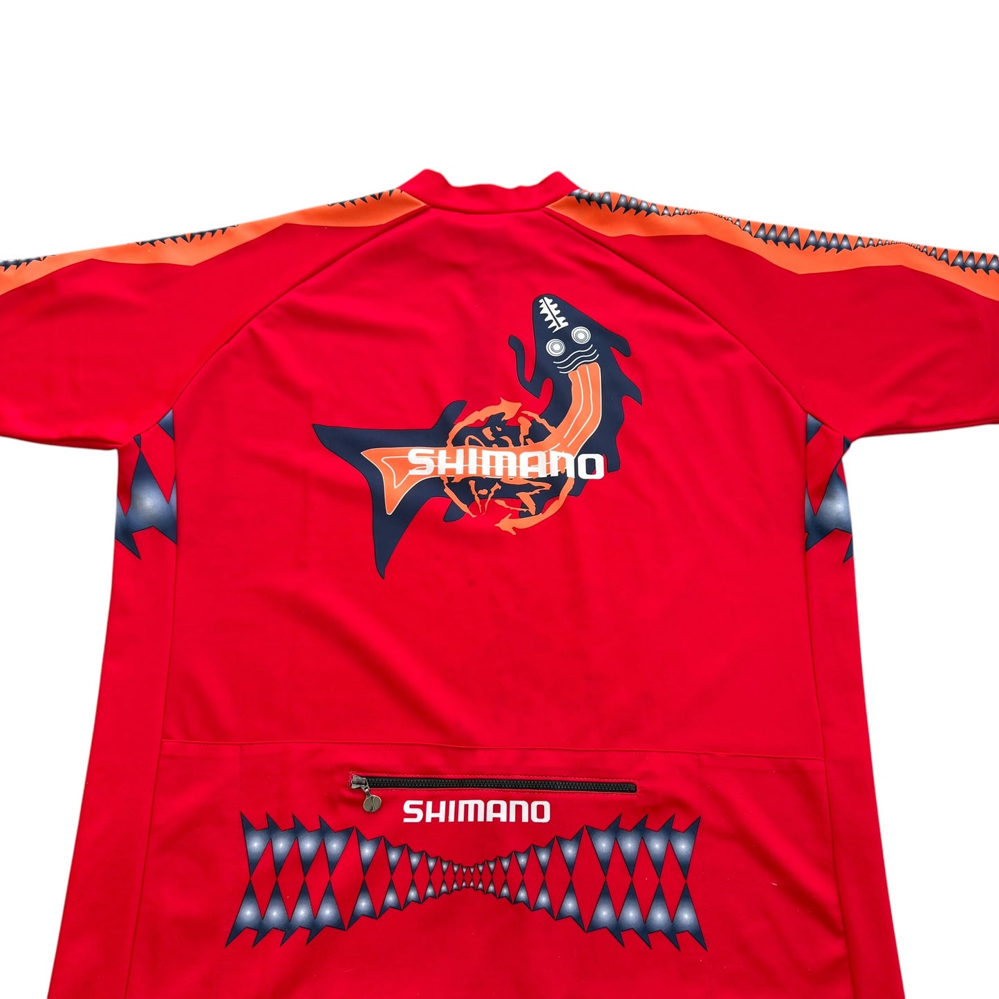 1990’s Shimano Biking - Funky Graphic Cycling Jersey - XL