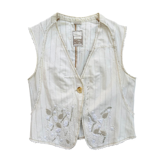 1990's / Y2K Marithé François Girbaud Vest - S
