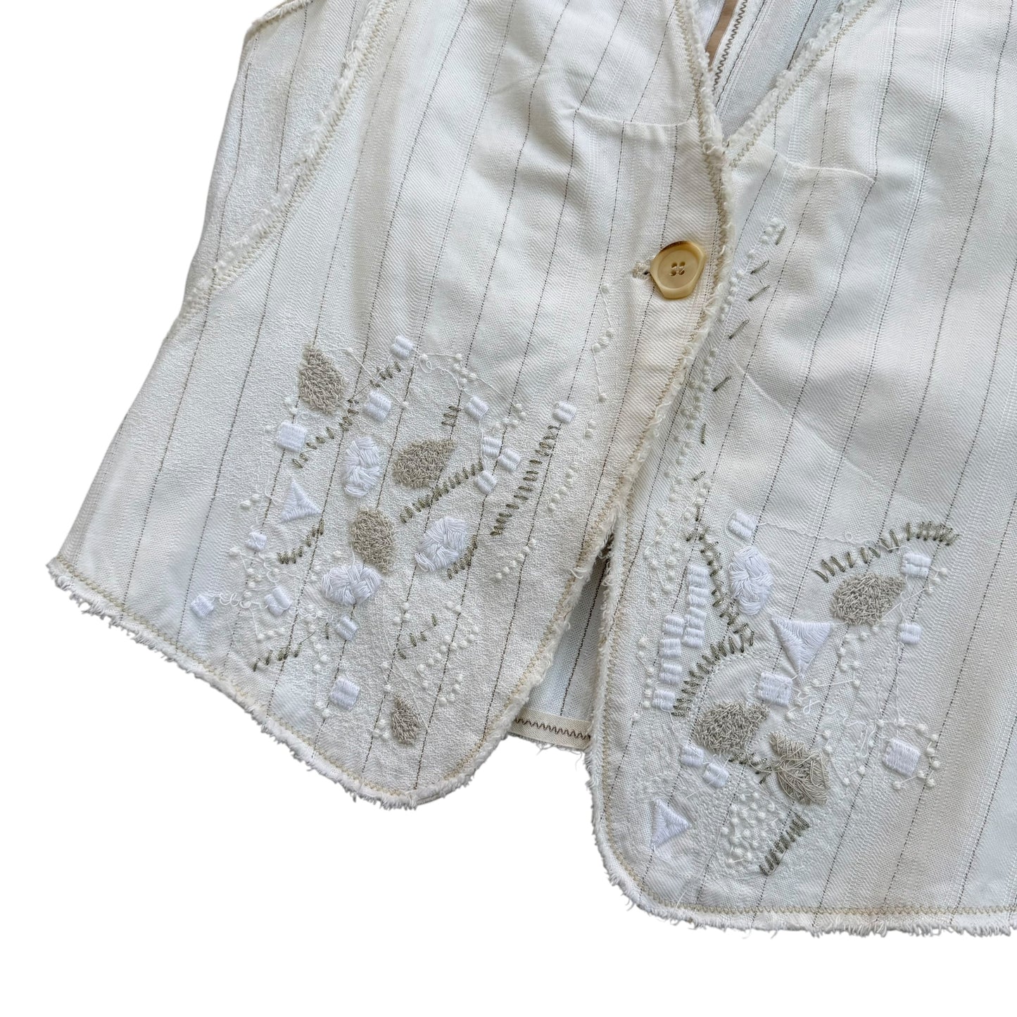 1990's / Y2K Marithé François Girbaud Vest - S