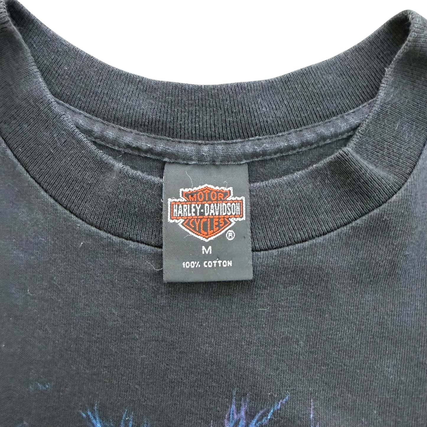 1995 Women's Harley Davidson - Wolf Graphic T-shirt - M