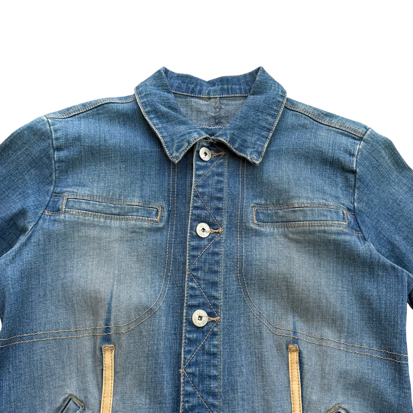 1990's / Y2K Marithé François Girbaud Denim Jacket - M