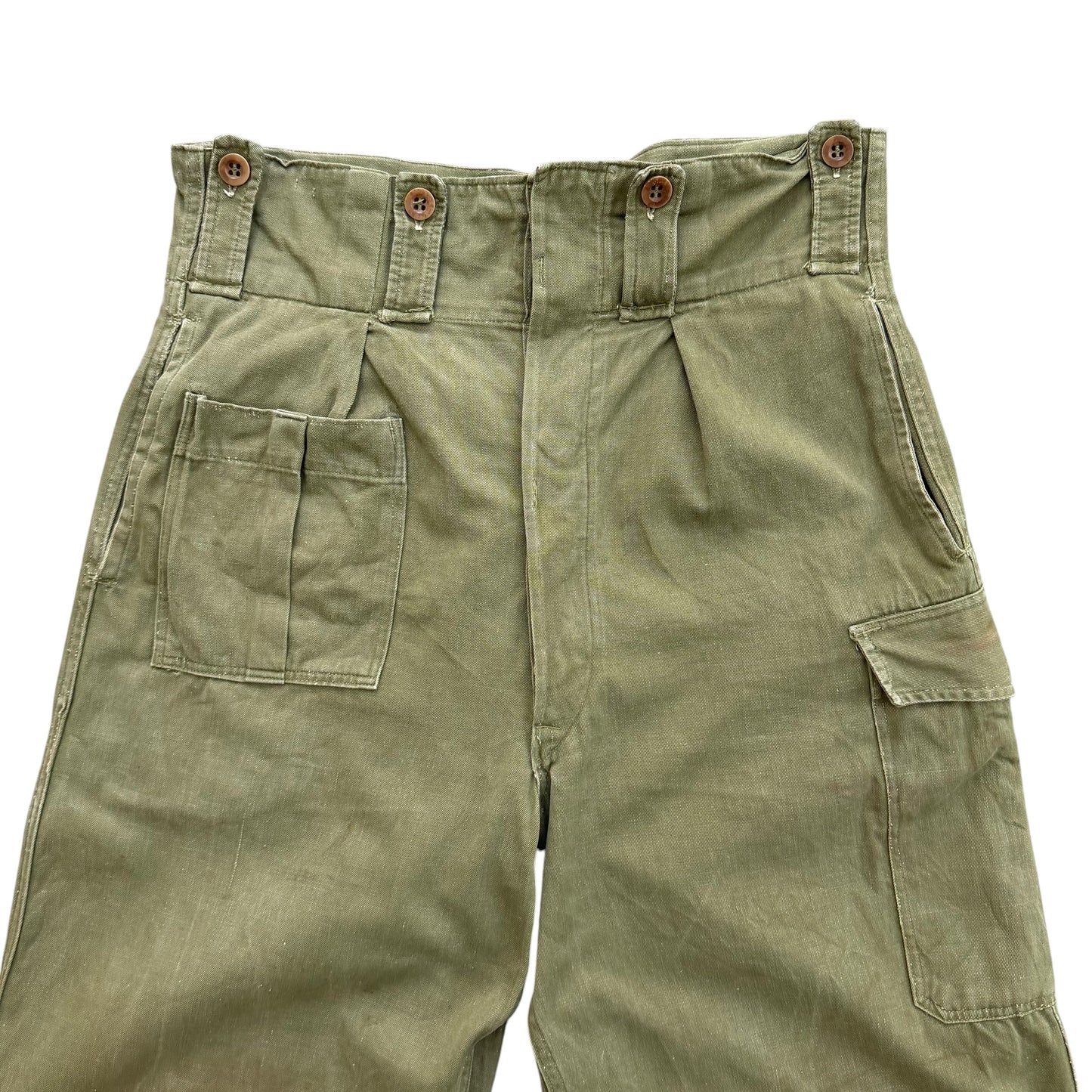 1954 Belgian Military Work Trousers - M